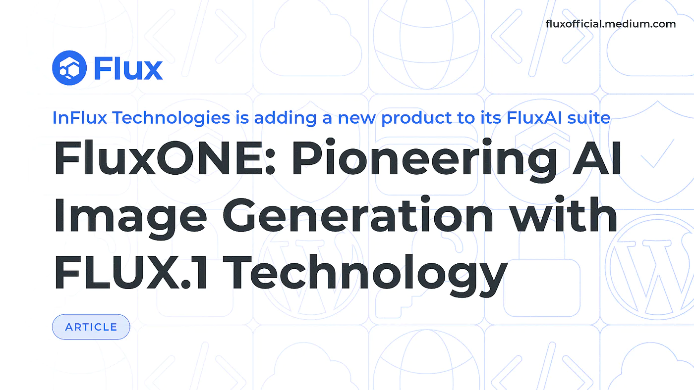 InFlux Technologies Launches FluxONE, Pioneering AI Image Generation with FLUX.1 Technology
