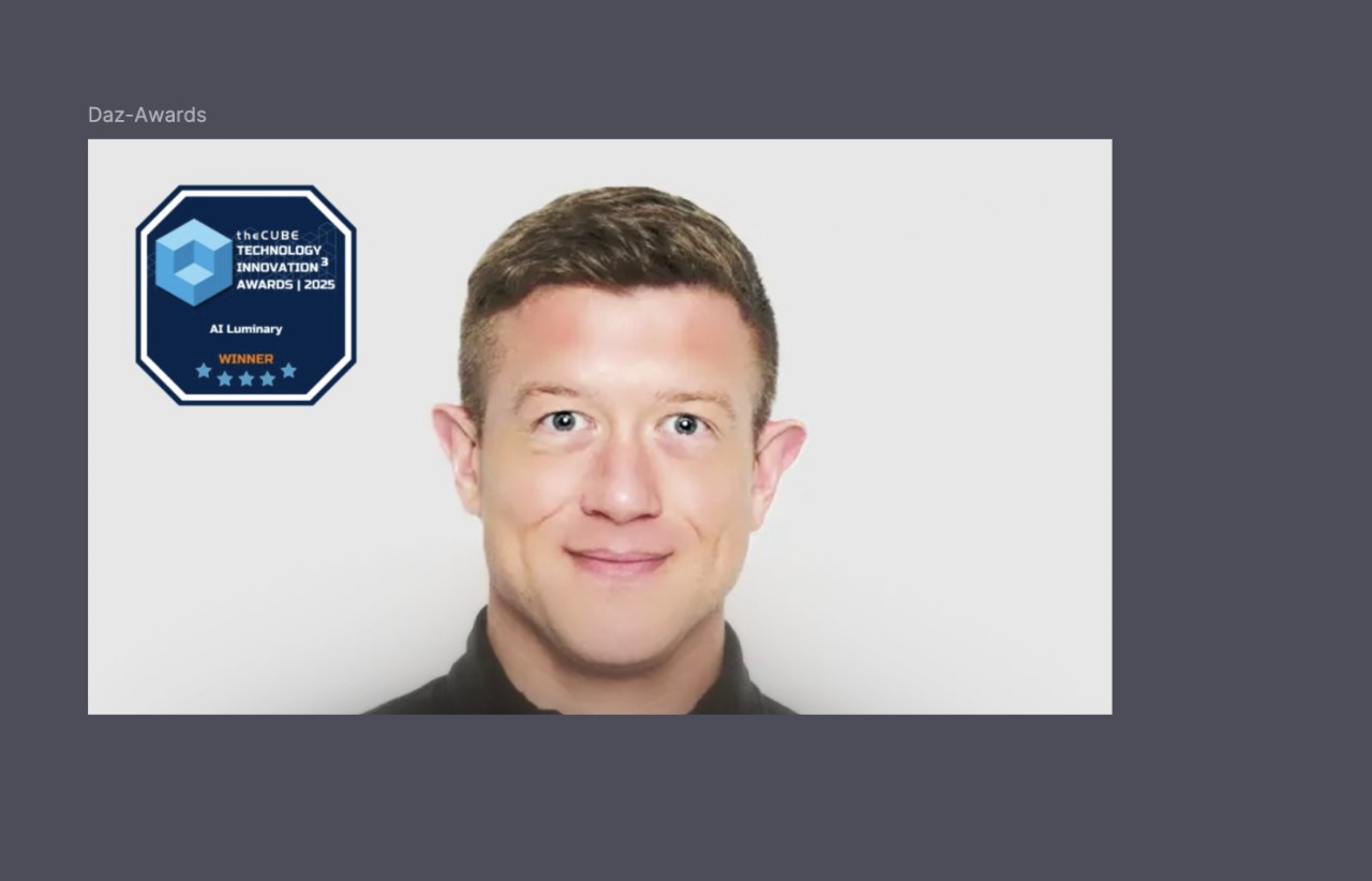 InFlux Technologies’ Chief AI Officer Wins AI Luminary Award in SiliconANGLE Media’s Tech Innovation CUBEd Awards